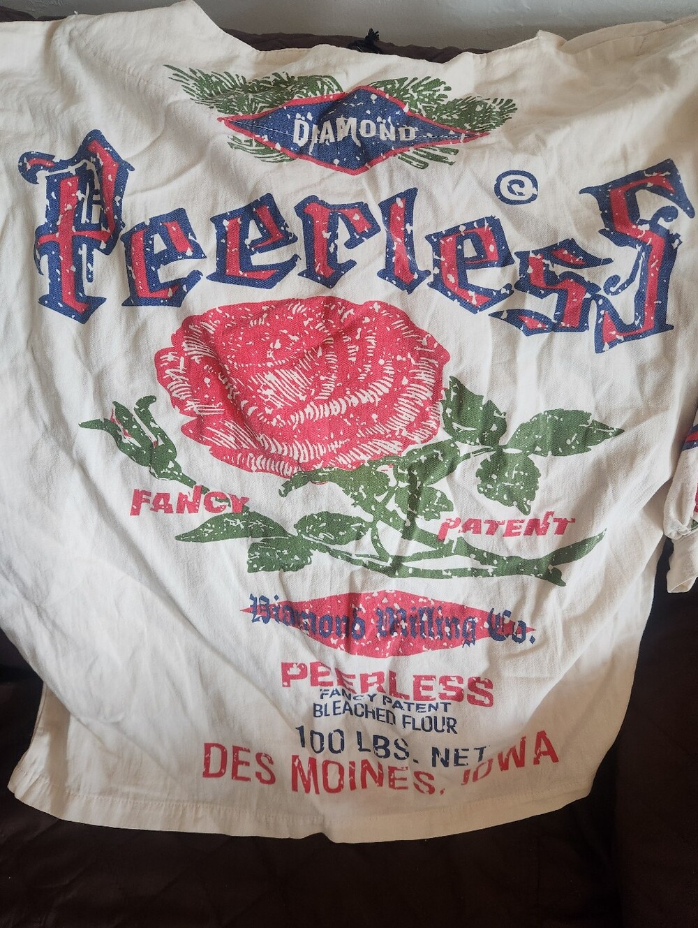 NWT! Jadef Gypsy Flour Sack Top